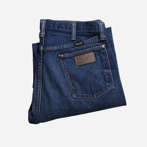 Mens Vintage 90s Western Dark Wash Wrangler Jeans